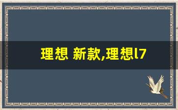 理想 新款,理想l7新车评测